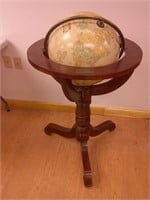 large globe, stand