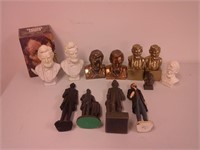 small Lincoln busts and statues