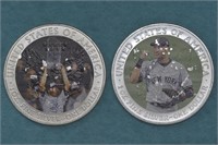 2 - ASE Silver Eagle NY Yankees Colorized