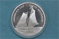 5ozt Silver .999 Americas Cup 1987