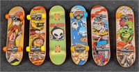 Lot Of 6 Tech Deck And Weird Finger Skateboards