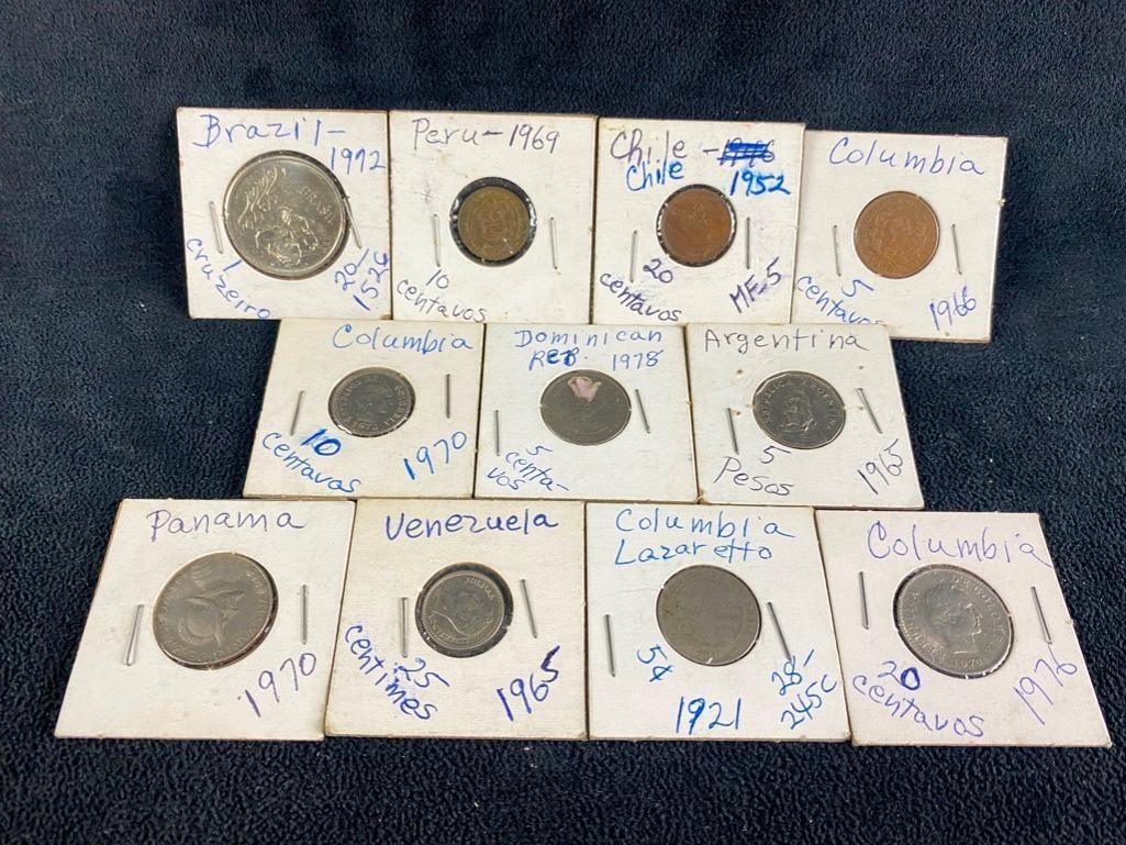 11 South American Coins