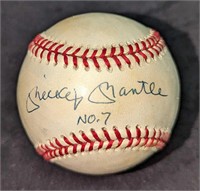 Upper Deck Certified Mickey Mantle Signed Baseball