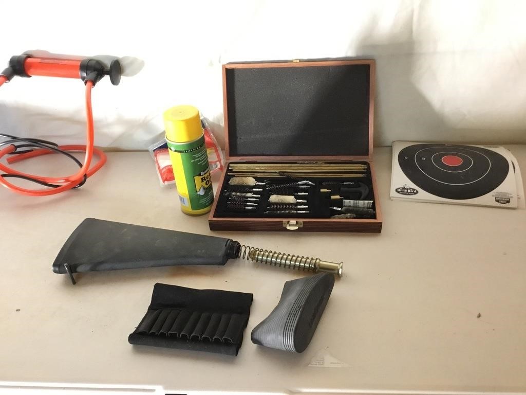 Gun Cleaning Kit Ar-15 Stock Oil Etc
