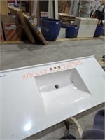 49" x 22" single basin bathroom sink