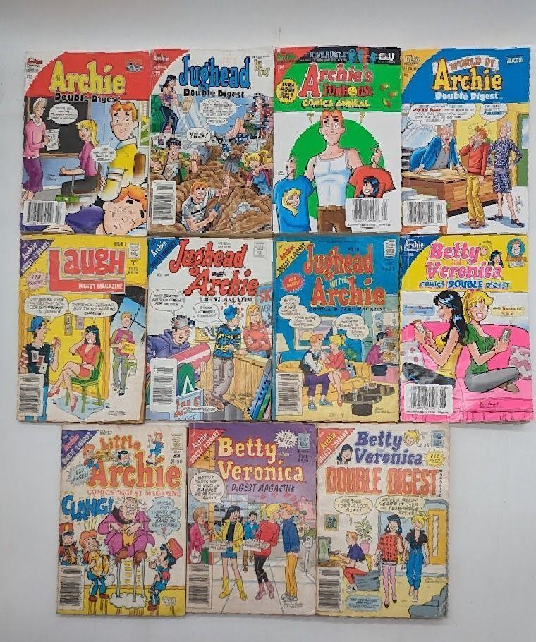 Lot of 11 Archie Pocket size Comic Books