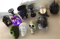 Awesome Halloween Decoration Lot Skulls Etc #2