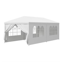 10 x 20' Outdoor Gazebo Party Tent with 6 Walls