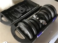 CAP Metal Barbells In A Case 30Lbs Steel Weights