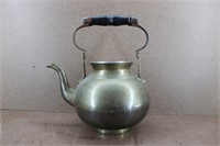 1960's-70's Hand Crafted Brass Kettle