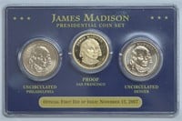 4 - P/D/S Presidential $1 Sets in Hard Case