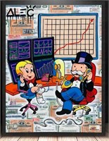 Alec Monopoly - Trading Stocks (Wall St) - 24"x36"