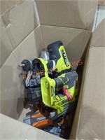 Box of display nailers of different brands