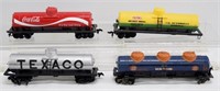 4 Pc Pemco Assorted HO Railcars