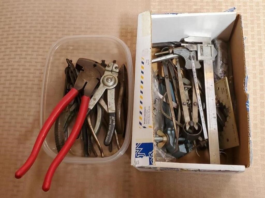 Pliers, Snap Ring, Gencing, Calipers, Taps, Depth