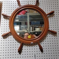 Nautical Ship Wheel Mirror