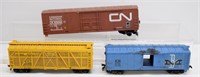 3 Pc Assorted HO Railcars *Note