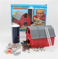 1993 ERTL Barn & Silo Farm Ranch Country Toy