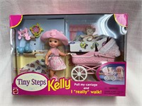 NIB Tiny Steps Kelly doll Barbie Mattel