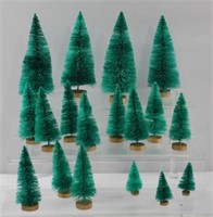 18 Pc Assorted Scenic Model Mini Pine Trees