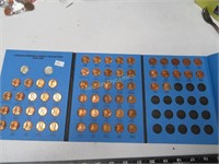 Lincoln Memorial Penny Collection in Folder