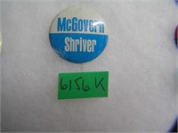 McGovern Shriver campaign button
