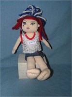 Vintage Ty Beanie boppers type doll toy
