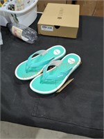Subway aqua green size 8 W sandles