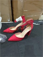 Women's ninetin gel red heels size 11
