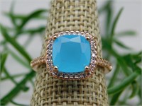 GENUINE STONE RING SIZE 6