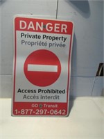 PRIVATE PROPERTY SIGN