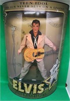 1993 Elvis Presley Teen Idol Figure W/Stand COA