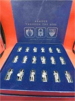 1994 Armour Through the Ages Pewter Figures Set