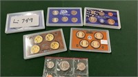 2- US Mint Proof Set Presidential One Dollar Coins