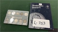 US Twenty-Five Cent Coins 1948 - 1964