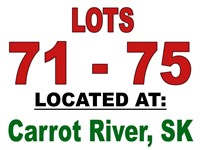 Lots 71 - 75 / LOCATED AT: Carrot River, SK