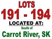 Lots 191 - 194 / LOCATED AT : Carrot River, SK
