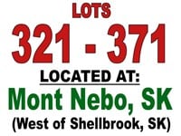 Lots 321 - 371 / LOCATED AT: Mont Nebo, SK