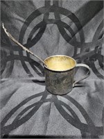 Silver Plated Cup & Fork