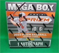 Sealed 2023 Prizm Baseball Mega Box With 1 Auto