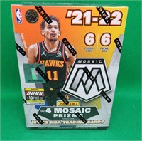 Sealed 2021-22 Mosaic Basketball 6 Packs Per Box