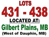 Lots 431 - 438 / LOCATED AT: Gilbert Plains, MB