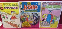 1970s Lot 3 Comic Books Josie & Richie Rich Issues