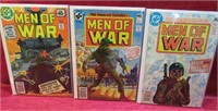 1979 Lot 3 Men of War Comic Books Issues 15-21-22