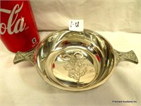 Vintage Scottish Thistle Quaich Friendship Cup