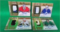 4x 2015-16 Fleer Hot Prospects /499 RC Auto Fucale