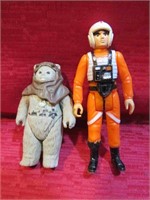 1980's Lot 2 Star Wars Figures Chirpa Skywalker