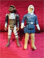 1980's Lot 2 Star Wars Figures Lando & Han Solo