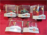 Disney Lot 5 Infinity Action Figures Mickey Cars++