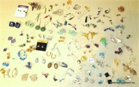 Very Large Quantity Of Costume Jewelry Earrings